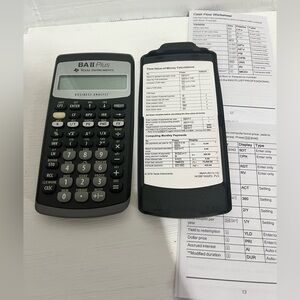 SOLD! SOLD! SOLD! SOLD! Texas Instruments BA II Plus Financial Calculator